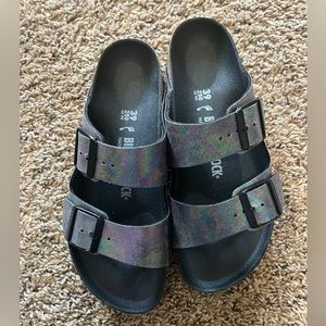 Birkenstock Iridescent Two Strap Sandals